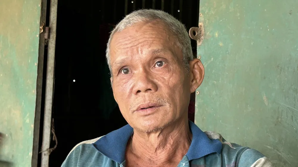 Ông Lê Trường chia sẻ với PV. Ảnh: NGUYÊN VŨ Lê Trường.jpg