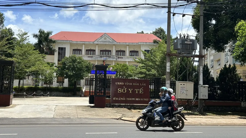 Sở Y tế Đắk Lắk. Ảnh: NGUYÊN VŨ Sở Y tế Đắk Lắk. Ảnh: NGUYÊN VŨ