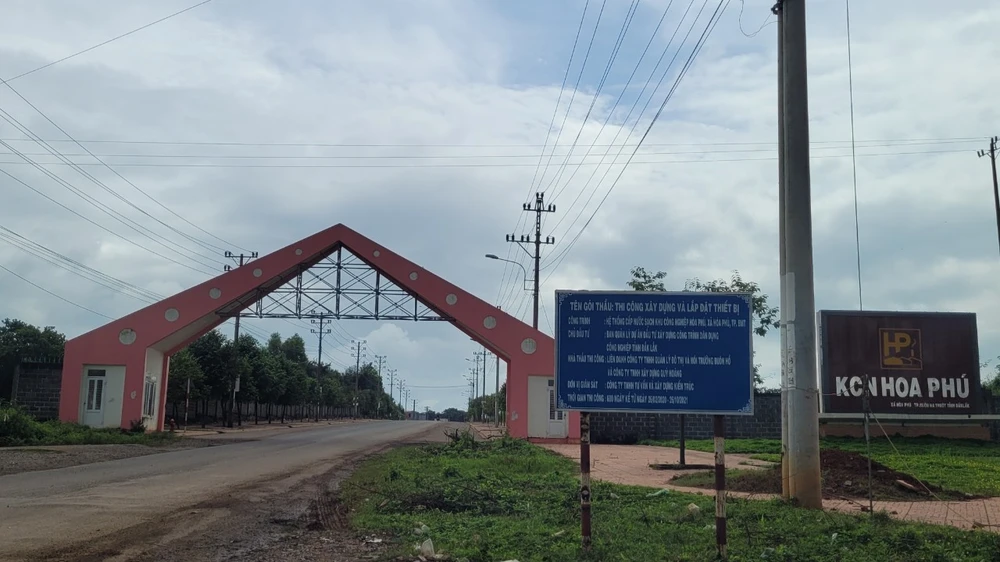 Đắk Lắk hiện có Khu công nghiệp Hòa Phú đã lấp đầy. Ảnh: VŨ LONG khu công nghiệp.jpg