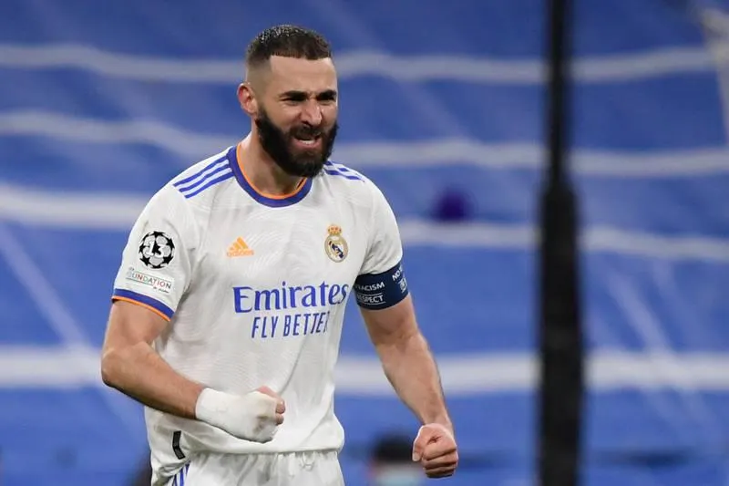 Benzema đang có phong độ cực cao góp công lớn lần lượt loại PSG và Chelsea. Ảnh: Reuters Benzema đang có phong độ cực cao góp công lớn lần lượt loại PSG và Chelsea. Ảnh: Reuters