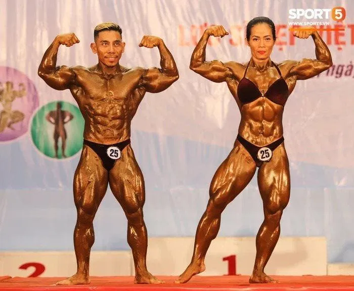 Thể hình đã mang về cho đoàn VN ba tấm HCV. Ảnh: CTV Thể hình đã mang về cho đoàn VN ba tấm HCV. Ảnh: CTV