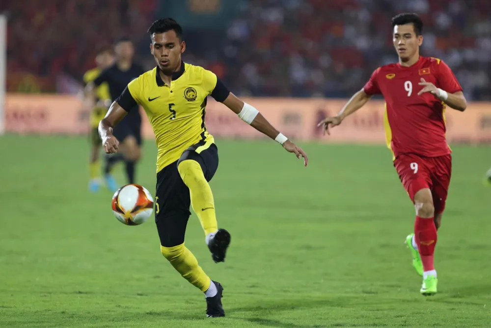 Tiến Linh, người kết thúc giấc mơ chung kết của U-23 Malaysia. Ảnh: ANH PHƯƠNG. Tiến Linh, người kết thúc giấc mơ chung kết của U-23 Malaysia. Ảnh: ANH PHƯƠNG.