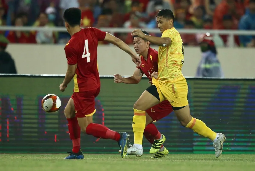 Tại bảng C VCK U-23 châu Á, Thái Lan cùng bảng với Việt Nam, Malaysia và Hàn Quốc. U-23 VN từng thắng U-23 Thái Lan ở trận chung kết SEA Games 31. Ảnh: CTP U-23 Thái Lan cũng bị U-23 Malaysia ngược dòng đánh bại tại SEA Games 31. Ảnh: A.PHƯƠNG HLV Worawut lo lắng trước hai đối thủ Malaysia và VN đều từng đánh bại Thái Lan tại SEA Games 31. Ảnh: S.S