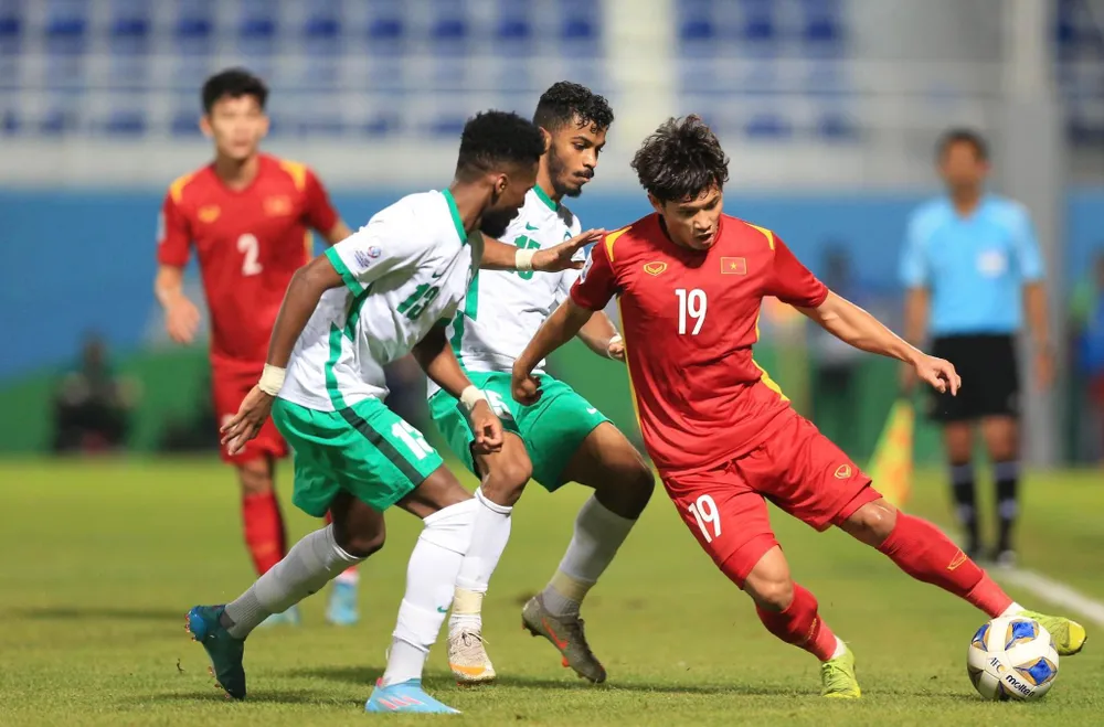 Saudi Arabia vẫn chơi như cách họ thể hiện đánh bại VN 2-0. Ảnh: ANH THỎA Saudi Arabia vẫn chơi như cách họ thể hiện đánh bại VN 2-0. Ảnh: ANH THỎA