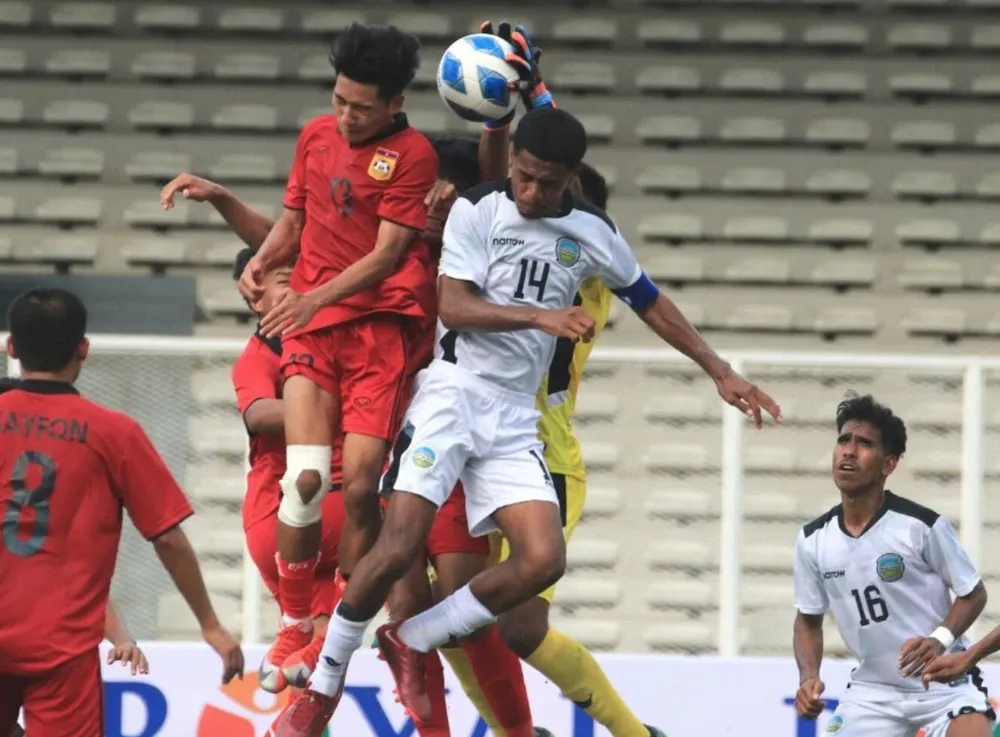 Lào vừa xuất sắc đánh bại Thái Lan 2-0 ở bán kết hai. Ảnh: CTP Lào vừa xuất sắc đánh bại Thái Lan 2-0 ở bán kết hai. Ảnh: CTP