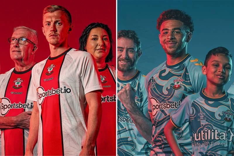 Khi đi đá sân khách, CLB của cảng biển lừng danh Southampton muốn cho mọi người biết...quê mình có biển, có sóng. Everton có bộ áo đấu sân khách....cũng khá nhu. Tottenham giữ giá trị truyền thống sân nhà, sân khách chuyển tone màu xanh trời. Hai tone màu khá đối chọi của Nottingham Forest khi đá sân nhà và sân khách.