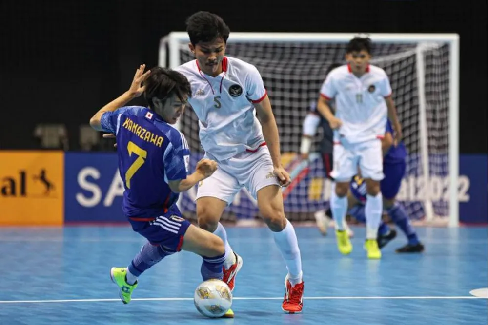 Indonesia khiến Nhật bở hơi tai để ngược dòng thắng 3-2. Ảnh: AFC