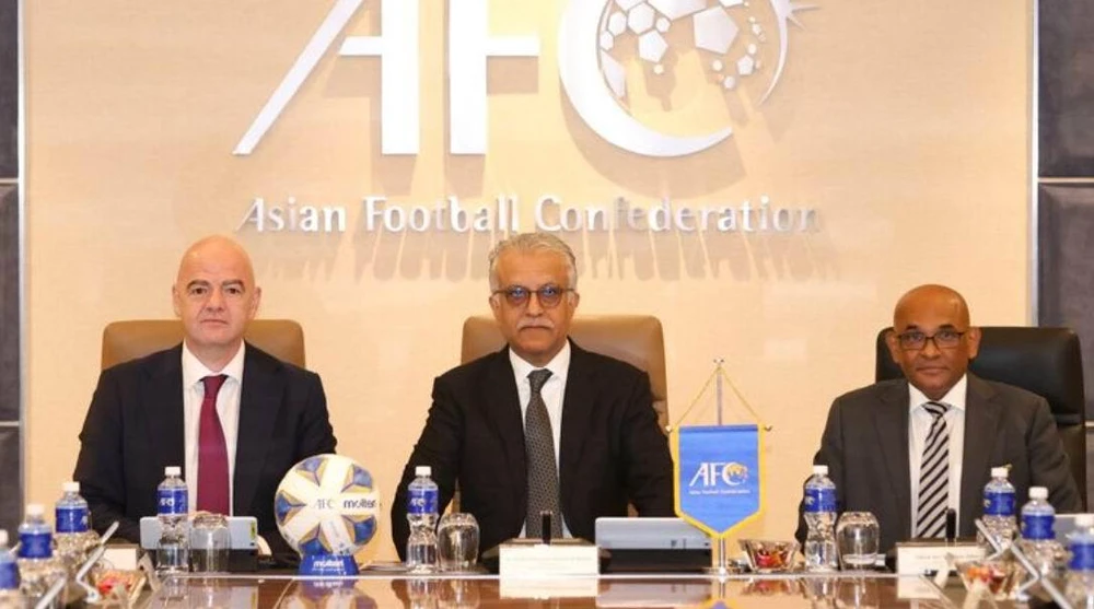 Cuộc họp Ban chấp hành AFC tại Kuala Lumpur có Chủ tịch FIFA Gianni Infantino tham dự. Ảnh: AFC