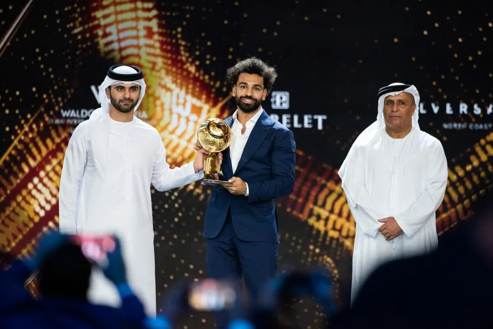 Salah nằm nhà xem World Cup nhưng an ủi bởi được fan Tik tok yêu thích nhất. Ảnh: Getty mohamed Salah