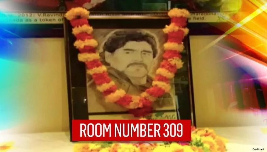 Có một phòng khách sạn ở Kerala là gian thờ Maradona. Ảnh: Getty