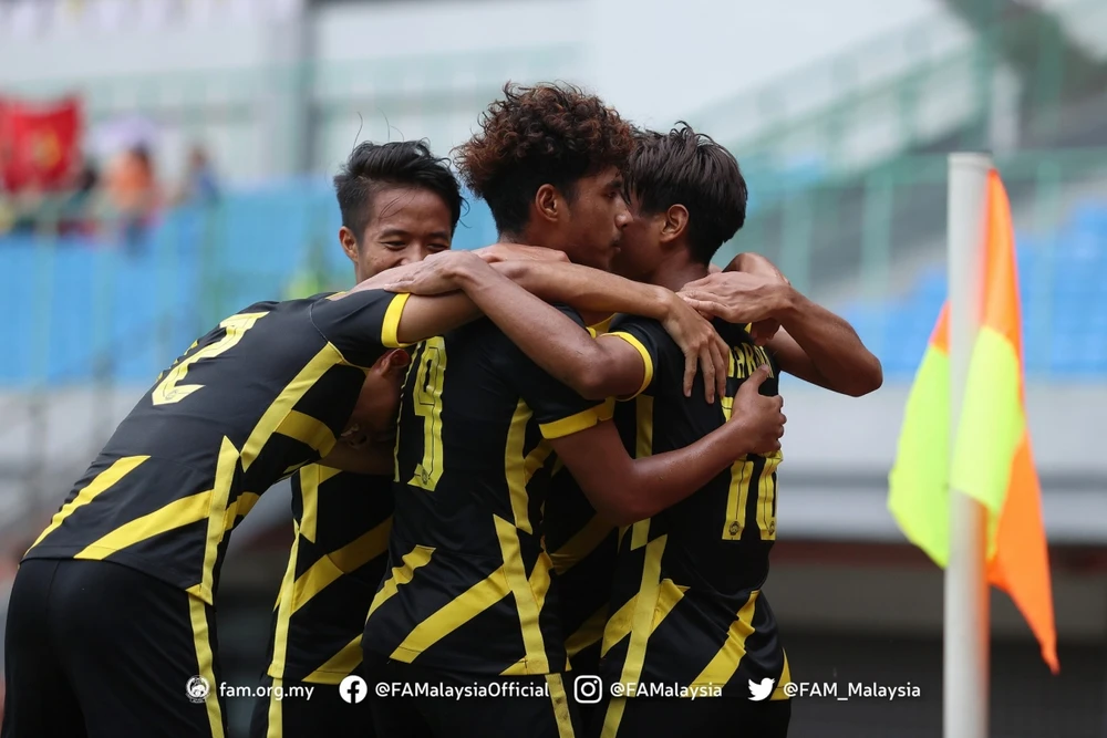 U-19 Malaysia sẽ dự Asiad 19 vào tháng 9 tới. Ảnh: FAM