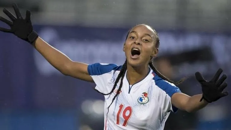 Lineth Isabel Valderrama ghi bàn thắng vàng giúp Panama đánh bại Paraguay 1-0. Ảnh: FIFA