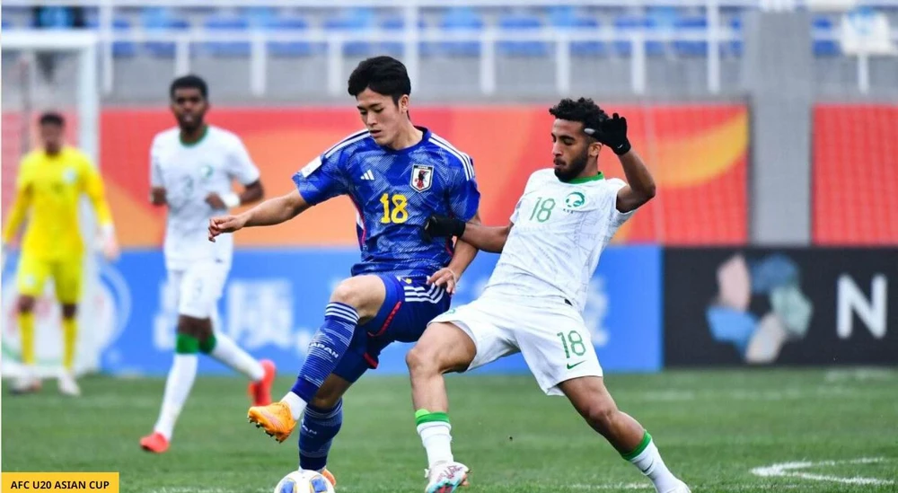 Nhật Bản đánh bại Saudi Arabia 2-1 và giữ ngôi đầu với ba trận toàn thắng. Ảnh: AFC