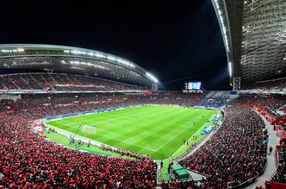 Sân Saitama của Nhật có sức chứa 63.700 chỗ ngồi, nơi diễn ra chung kết lượt về ngày 6-5. Ảnh: AFC