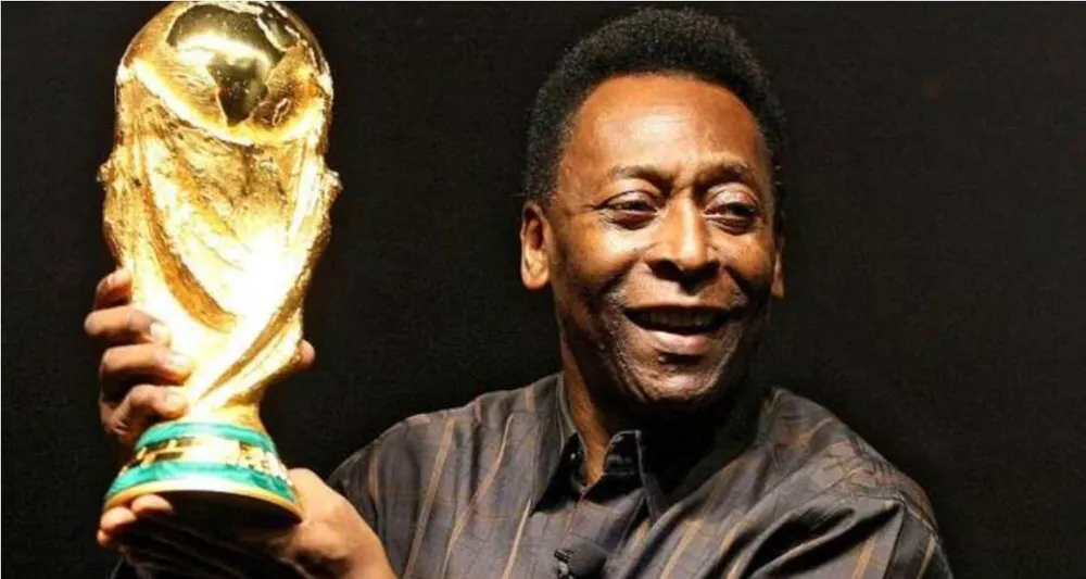 Pele trở thành tính từ pele, nghĩa tiếng Bồ Đào Nha là vua. Ảnh: Getty