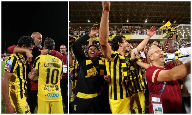 Al Ittihad vượt mặt Al Nassr và lên ngôi sớm 1 vòng đấu. Ảnh: Getty Al Ittihad vượt mặt Al Nassr và lên ngôi sớm 1 vòng đấu. Ảnh: Getty