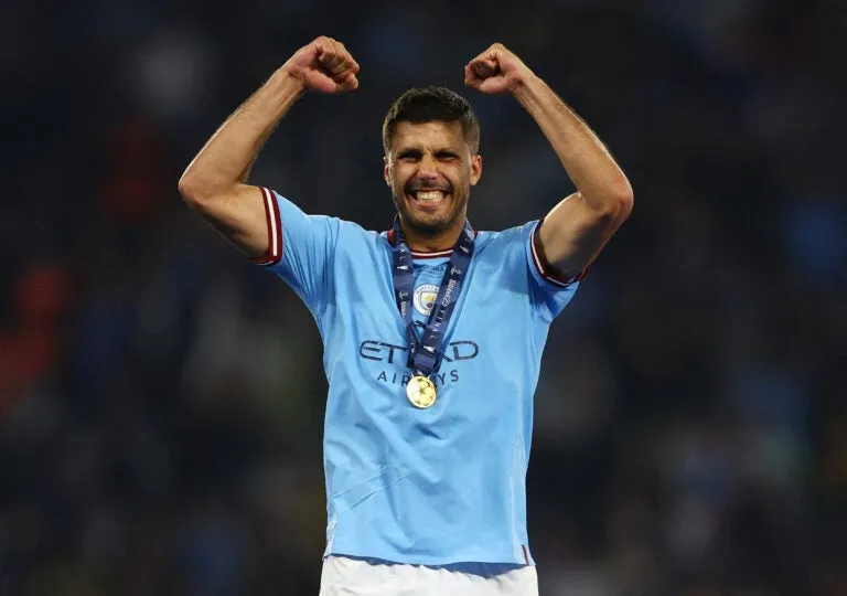 Rodri-cầu thủ xuất sắc nhất Champions League 2022-2023. Ảnh: Getty Rodri-cầu thủ xuất sắc nhất Champions League 2022-2023. Ảnh: Getty