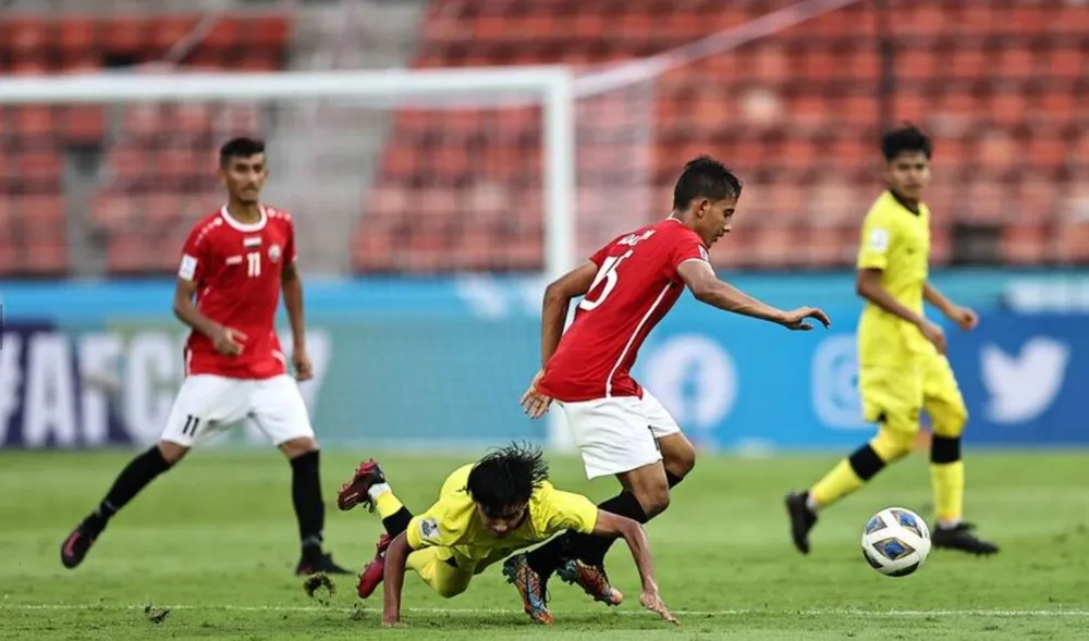 Hổ vàng Malaysia đã thua thảm Yemen 0-4 tối 15-6. Ảnh: AFC