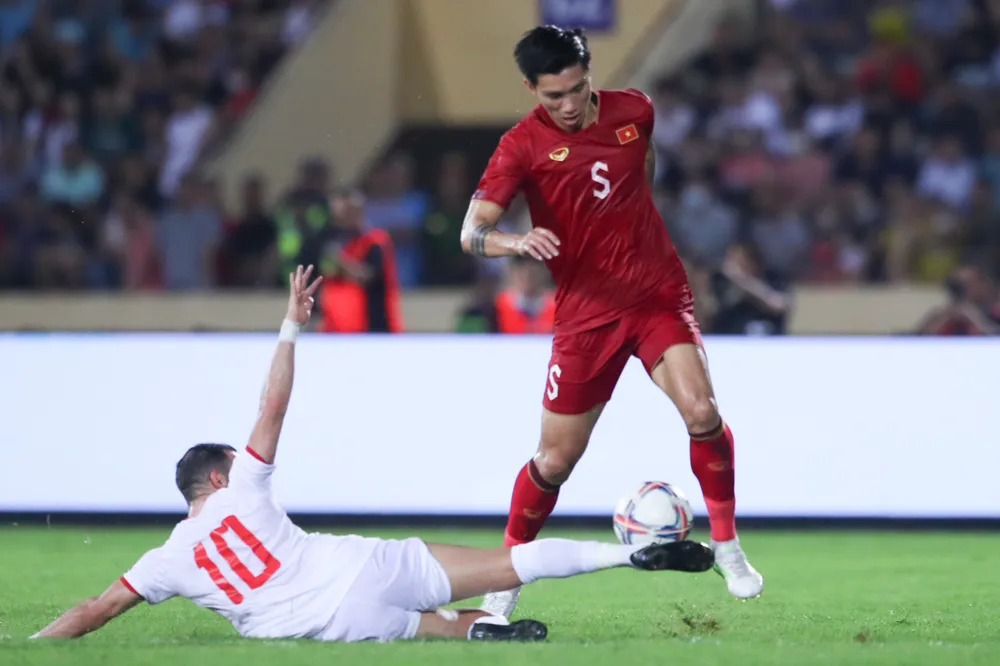 Tuyển VN có thứ hạng 95 đã thắng Syria có thứ hạng 90 thế giới. Ảnh: ANH PHƯƠNG