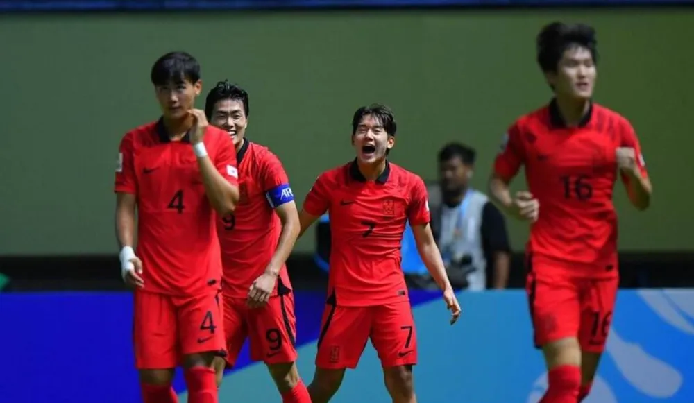 Hàn Quốc có vui mừng sau khi kết thúc trận cuối cùng tối nay (2-7)? Ảnh: AFC