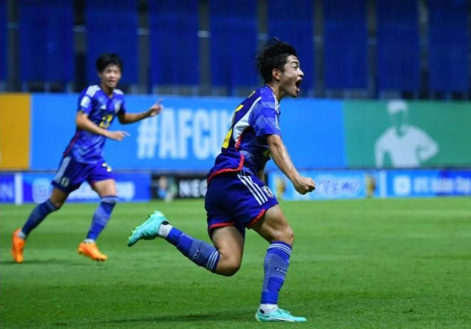 Nawata, tác giả cú đúp thuộc dạng tuyệt phẩm cho Nhật Bản ở chung kết. Ảnh: AFC