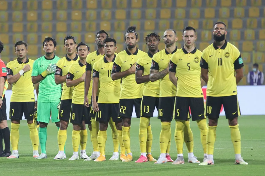 Tuyển Malaysia, chủ giải Merdeka Cup có thứ hạng FIFA thấp nhất trong bốn đội khi đứng thứ 137 thế giới. Ảnh: FAM