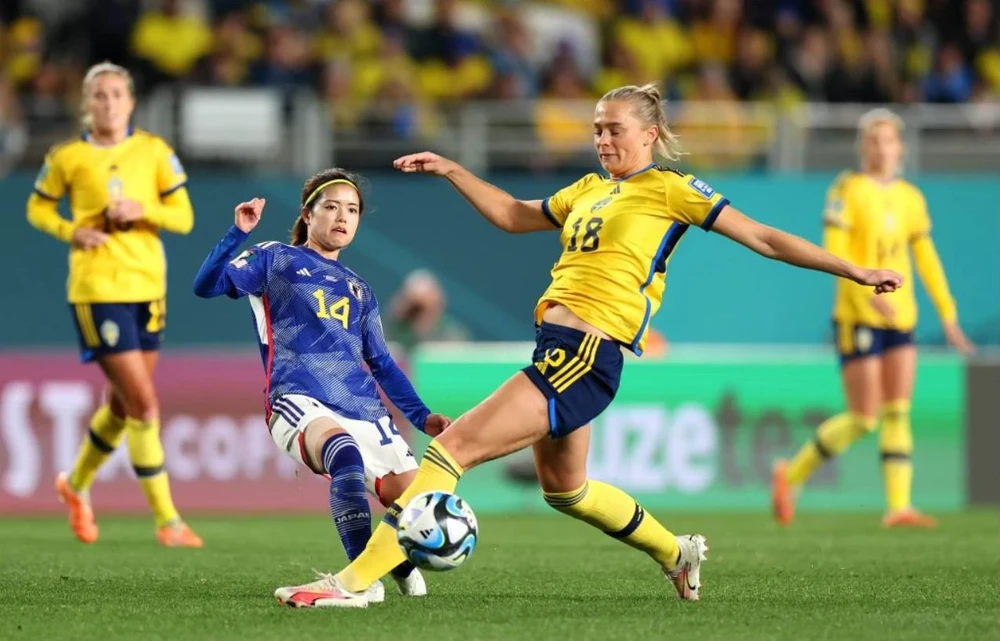 Nhật vẫn xuất sắc, nhưng Thụy Điển "bắt bài" quá tốt. Ảnh: HTM