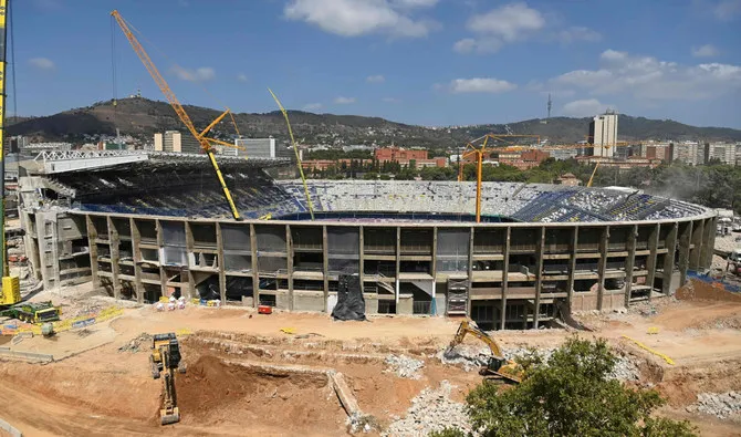 Nou Camp làm mới lại để nâng sức chứa lên 99 ngàn chỗ ngồi. Ảnh: A.N