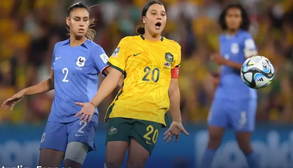 Sam Kerr được HLV Gustavsson tung vào sân phút 55. Ảnh: HTM