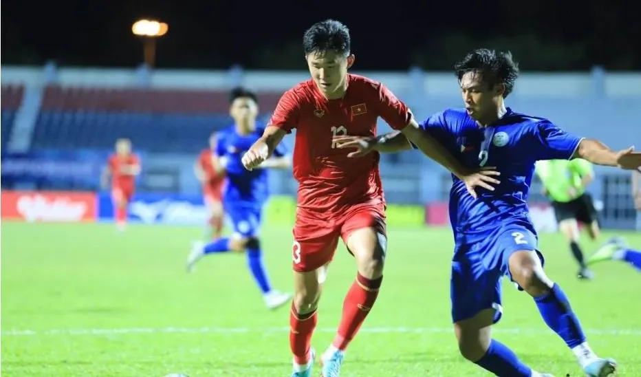 U-23 VN thắng Philippines 1-0, nhất bảng C vào bán kết. Ảnh: Thethao 247 U-23 VN thắng Philippines 1-0, nhất bảng C vào bán kết. Ảnh: Thethao 247