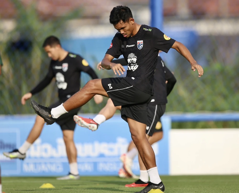 Cựu binh Dangda vẫn là chân sút được kỳ vọng để Thái Lan đánh bại Lebanon. Ảnh: B.P