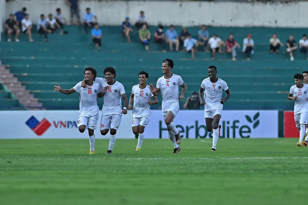 Yemen giải quyết số phận trận đấu chỉ trong hiệp 1 với ba bàn thắng. Ảnh: HẢI THỊNH Yemen giải quyết số phận trận đấu chỉ trong hiệp 1 với ba bàn thắng. Ảnh: HẢI THỊNH