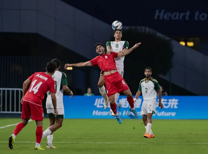 Saudi Arabia trong trận hòa Iran 0-0. Ảnh: CTP Saudi-1.jpg