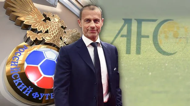 Chủ tịch UEFA Ceferin khuyên bóng đá ở cấp độ cao nhất của Nga nên gia nhập AFC, còn UEFA dọn đường cho bóng đá trẻ Nga quay lại châu Âu vì vấn đề nhân đạo. Ảnh: S.E Ceferin.jpg