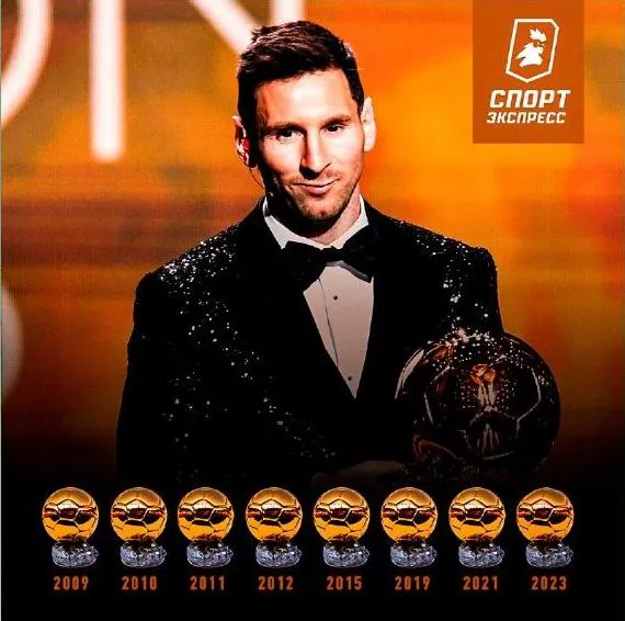 Tám Quả bóng vàng của Messi. Ảnh: S.E Erling-1.jpg