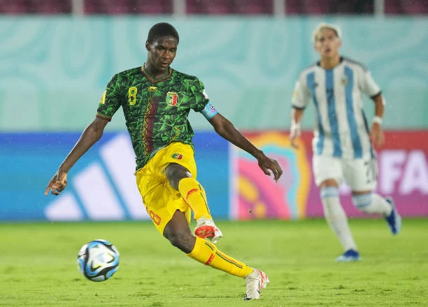 Đội trưởng Ibrahim Diarra của Mali luôn tỏa sáng trong mỗi trận. Ảnh: Getty Argentina-Mali-6.jpg