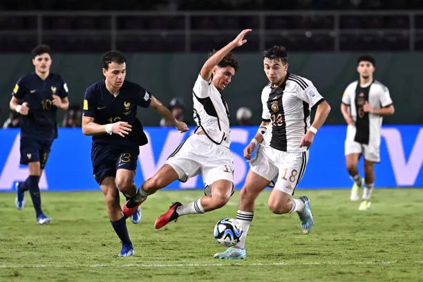 U-17 Đức thể hiện rất khoa học và toan tính trong từng trận, trước từng đối thủ. Ảnh: Getty