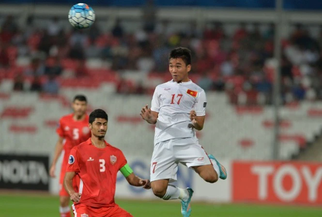 Trần Thành, tác giả bàn thắng đưa U-19 VN dự World Cup trẻ năm 2017. Ảnh: AFC Trần Thành-1.jpg