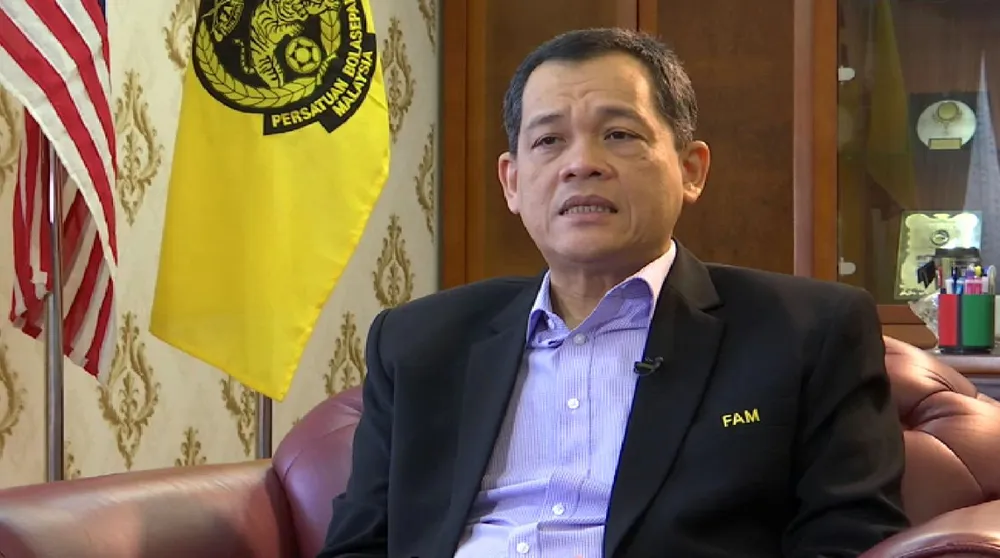 Chủ tịch LĐBĐ Malaysia Amin Hamidin bị thư nặc danh tố cáo nhận lương khủng mỗi tháng. Ảnh: Bernama Hamidin Amin-1.jpg