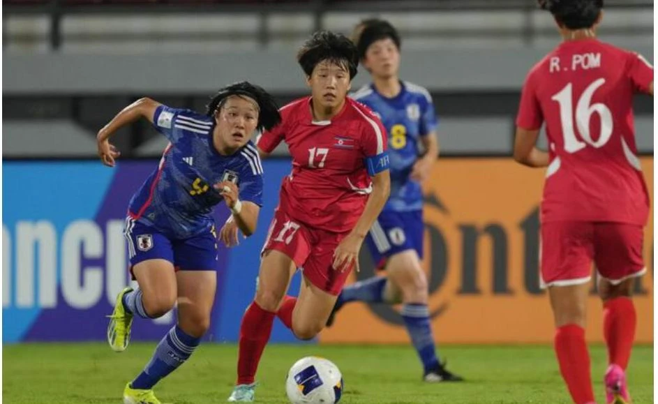 Một trận chung kết kịch tính và đầy chất cống hiến giữa U-17 Triều Tiên và Nhật Bản. Ảnh: AFC TT- vo-dich-1.jpg