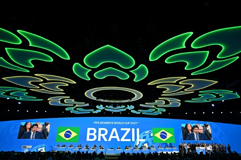 Tại Đại hội FIFA ở Bangkok, Brazil được chọn làm chủ nhà World Cup nữ 2027. Ảnh: AFP FIFA-3.jpg
