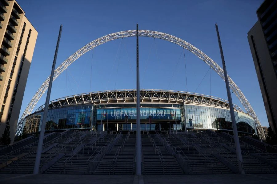 Sân Wembley vừa được nâng cấp gói an toàn 5 triệu bảng trước trận chung kết UEFA Champions League giữa Real Madrid và Dortmund. Ảnh: Reuters Wembley.jpg