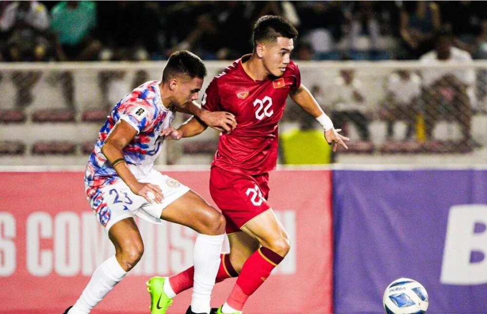 Philippines và Việt Nam sẽ lại tái đấu ở AFF Cup 2024 cuối năm nay. Ảnh: CTP Viet Nam-Philippines.jpg