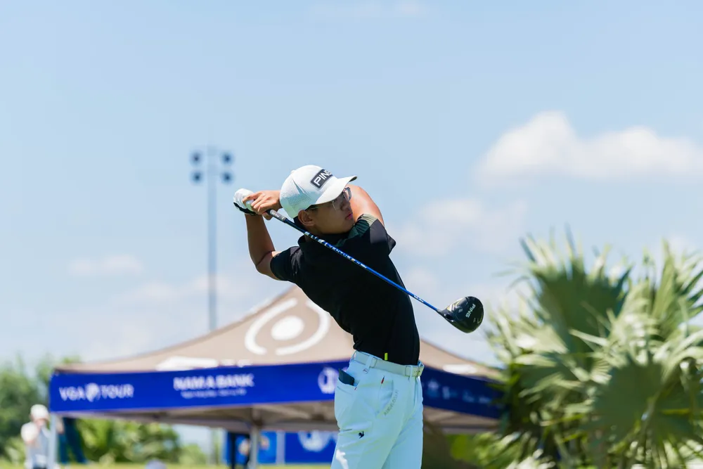 Lê Khánh Hưng tay golfer trẻ từng mang về tấm HCV lịch sử cho Golf Việt Nam tại SEA Games 32 tại Campuchia 2023. Ảnh: CTP Việt Nam có 4 đại diện