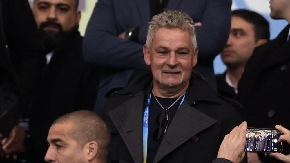 Huyền thoại Roberto Baggio hiện nay 57 tuổi. Ảnh: AFP Huyền thoại Roberto Baggio