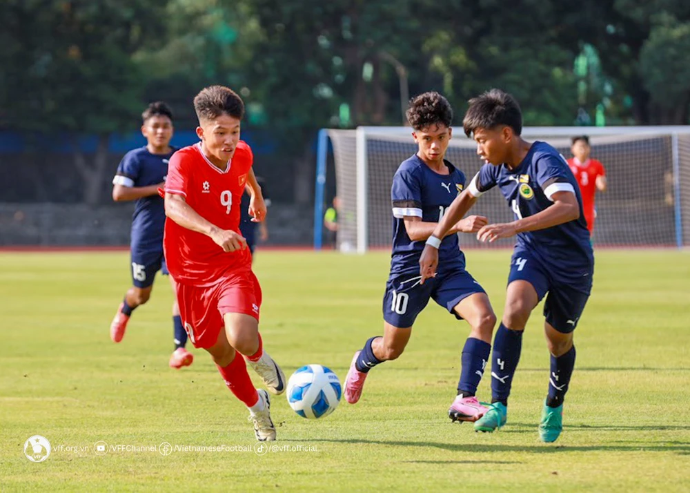 Việt Nam có hai trận vòng bảng lúc 15 giờ và nếu vào bán kết phải đá 15 giờ. Ảnh: VFF U-16 Đông Nam Á.jpg