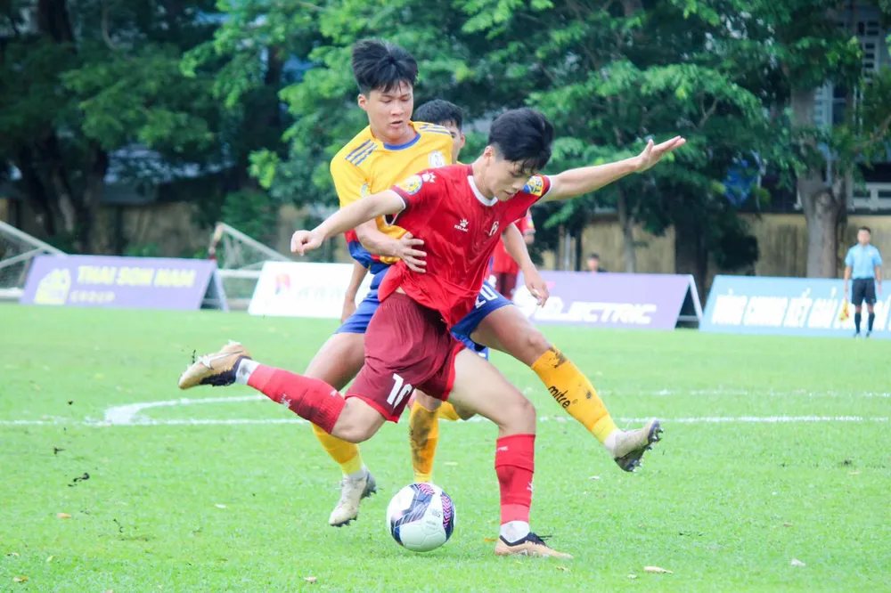 PVF đánh bại Đồng Tháp 1-0. Ảnh; CTP Khai-mac-VCK-BR-VT-SLNA-2.jpg