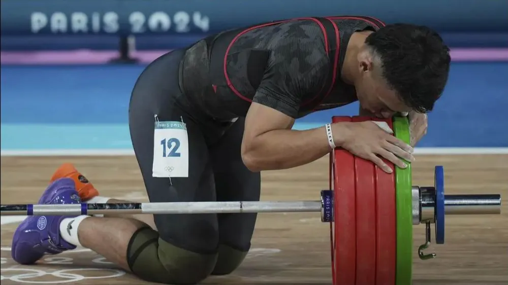 Rizky Juniansyah vô địch hạng 73kg cử tạ, anh mang về tấm HCV Olympic Paris 2024 thứ hai cho thể thao Indonesia. Ảnh:CTP Dong-nam-A-1.jpg