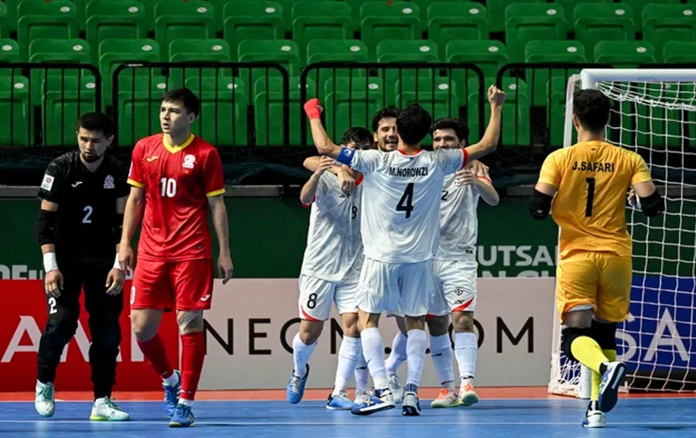 ...Rồi Kyrgyzstan cũng bị thế lực mới Afghanistan đánh bại ở chung kết Play off. Afghanistan lần đầu góp mặt ở World Cup 2024. Ảnh: CTP ...Rồi Kyrgyzstan cũng bị thế lực mới Afghanistan đánh bại ở chung kết Play off. Afghanistan lần đầu góp mặt ở World Cup 2024. Ảnh: CTP