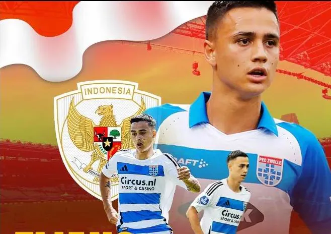 Eliano Reijinders gương mặt nhập tịch mới nhất của đội tuyển Indonesia. Ảnh:Bola Eliano Reijinders gương mặt nhập tịch mới nhất của đội tuyển Indonesia. Ảnh:Bola